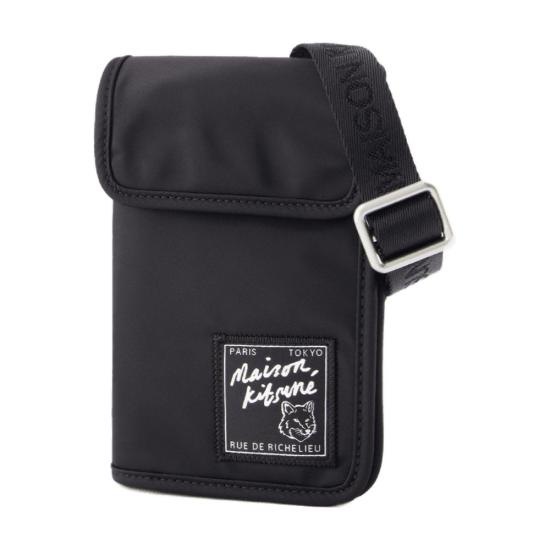  메종키츠네 크로스백 MM05362WQ1001 black - MAISON KITSUNE