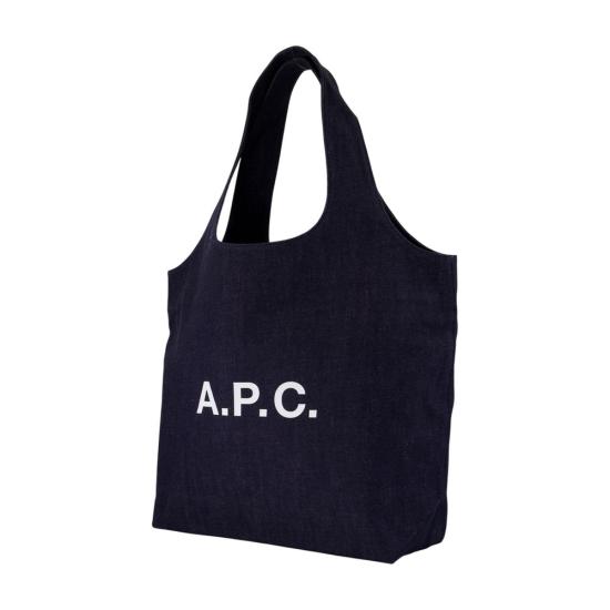26SS 아페쎄 나논 로고 토트백 COHIZ M61565 IAI blue - A.P.C.