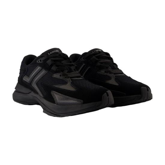 25SS 랑방 스니커즈 FU SKAK02 NASU E25 10 black - LANVIN