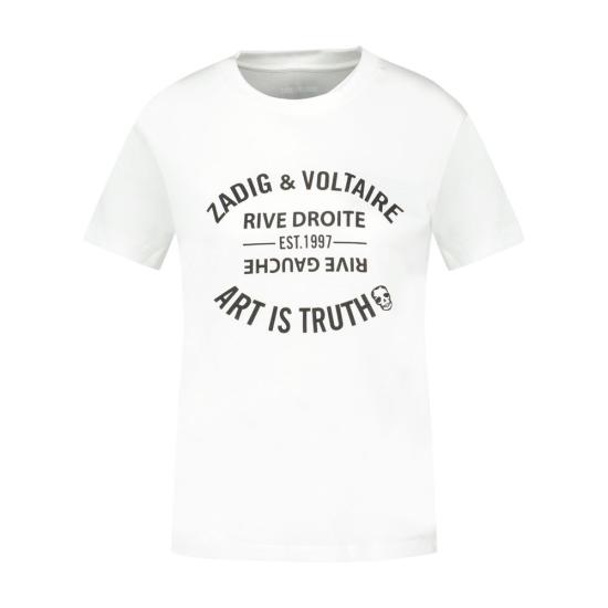 25FW 자딕앤볼테르 반팔 티셔츠 JWTS02769 107 white