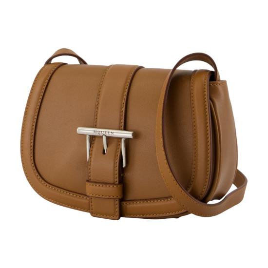 25SS 알렉산더 맥퀸 미니 T 바 사첼 크로스백 8271131MAAD2503 brown - ALEXANDER MCQUEEN