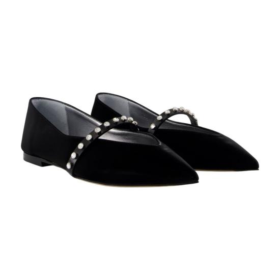 25FW 알렉산더 맥퀸 플랫 슈즈 838131W4ABA1067 BLACK - ALEXANDER MCQUEEN