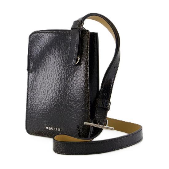 25SS 알렉산더 맥퀸 크로스백 8149181AAUH9769 black - ALEXANDER MCQUEEN