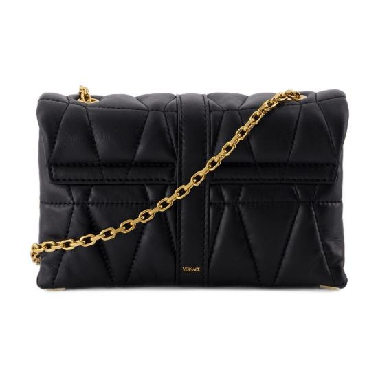 26SS 베르사체 클레이오 퀼티드 나파 미니백 1017740 1A12975 1B00V black - VERSACE