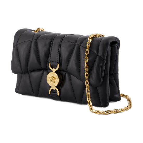 26SS 베르사체 클레이오 퀼티드 나파 미니백 1017740 1A12975 1B00V black - VERSACE