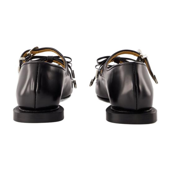 25FW 토가 플랫 슈즈 FTGPW134409021 black - TOGA