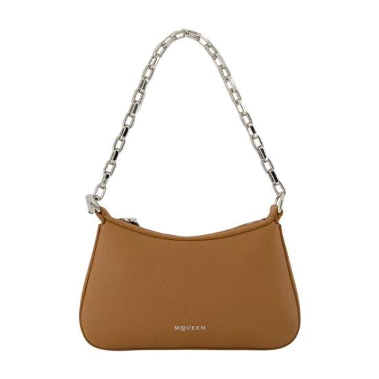25FW 알렉산더 맥퀸 T 바 미니 숄더백 84196017HB18490 brown