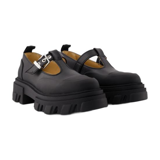  가니 플랫 슈즈 S2475 099 black - GANNI