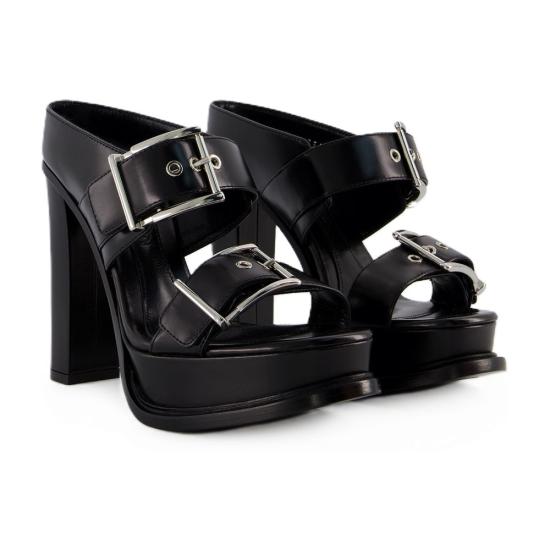  알렉산더 맥퀸 힐/펌프스 734985 black - ALEXANDER MCQUEEN
