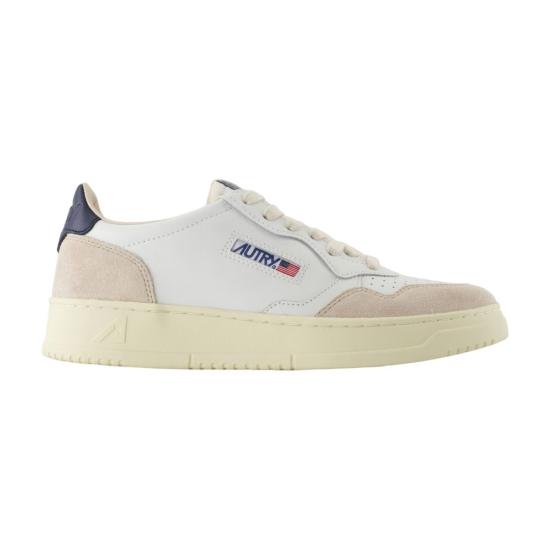 26FW 오트리 메달리스트 로우 스니커즈 AULM LS28 white
