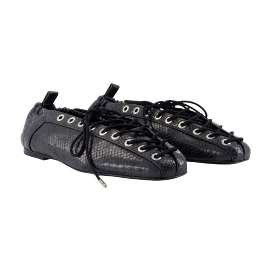 25FW 가니 플랫 슈즈 S3156 150 BLACK - GANNI