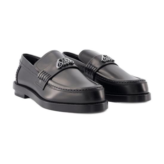  알렉산더 맥퀸 로퍼 783218WIES31081 black - ALEXANDER MCQUEEN
