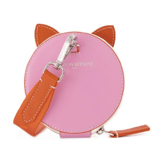  메종키츠네 반지갑 KU05329LC0029 orange - MAISON KITSUNE