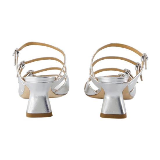 25SS 에이드 힐/펌프스 A11 HS ARCS55TB151 SS25 920 051 silver - AEYDE