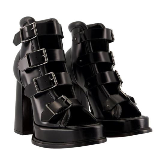  알렉산더 맥퀸 힐/펌프스 821450WIAES1065 BLACK - ALEXANDER MCQUEEN