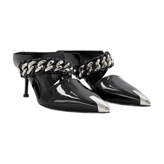  알렉산더 맥퀸 샌들 718868WIA3E1081 35 BLACK - ALEXANDER MCQUEEN