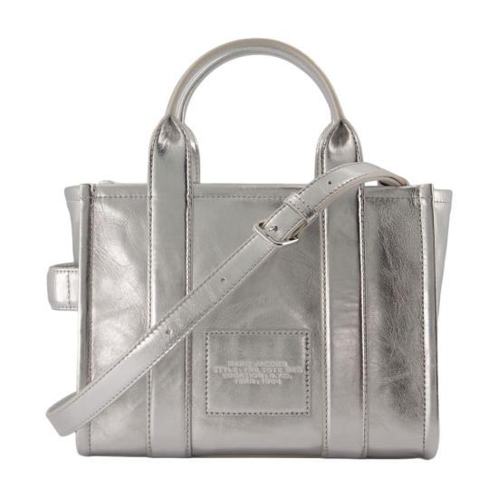 25SS 마크제이콥스 메탈릭 스몰 토트백 2F3HTT004H01 039 silver - MARC JACOBS