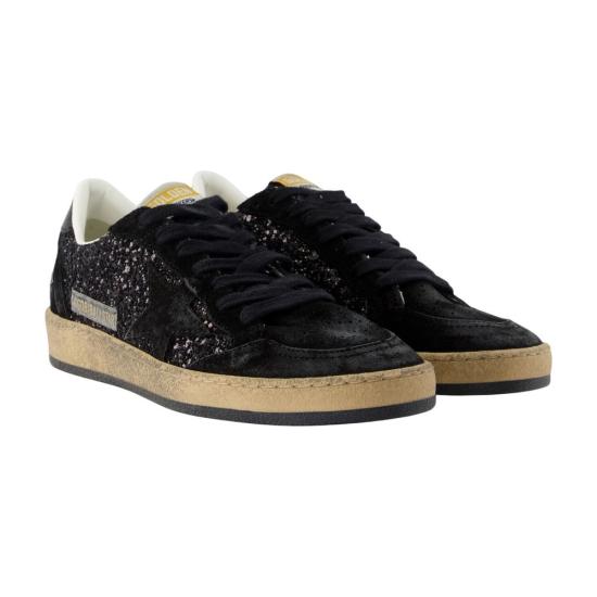 26FW 골든구스 볼스타 스니커즈 GWF00117 F003989 90100 black - GOLDEN GOOSE