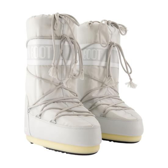 26FW 문부츠 아이콘 나일론 부츠 80D1400440 H003 grey - MOON BOOT