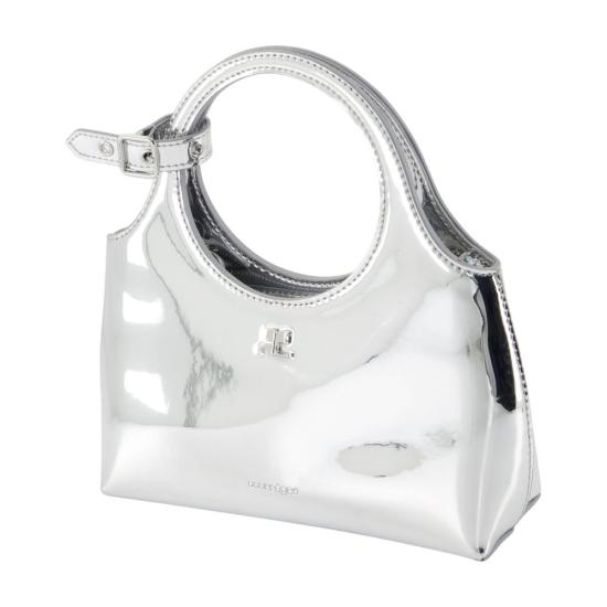 25FW 쿠레쥬 토트백 325GSA163PU0017 9002 silver - COURREGES