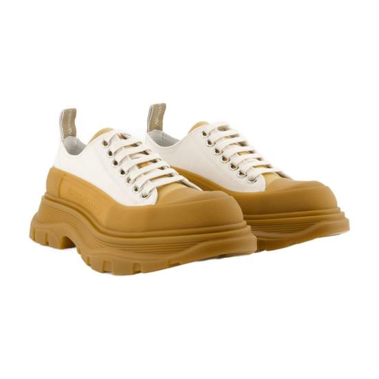  알렉산더 맥퀸 트레드 슬릭 레이스업 슈즈 697072W4W698739 BEIGE - ALEXANDER MCQUEEN