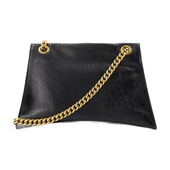  발렌시아가 크러쉬 숄더백 785602 210IT 1000 BLACK - BALENCIAGA