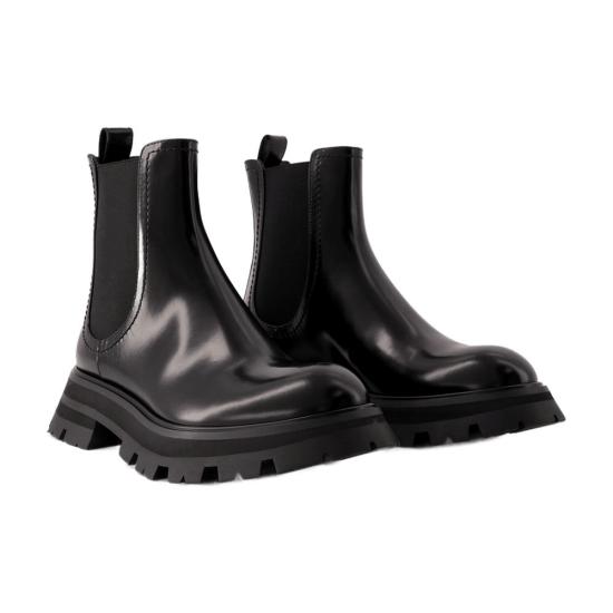  알렉산더 맥퀸 부츠 757487WIDU11000 BLACK - ALEXANDER MCQUEEN