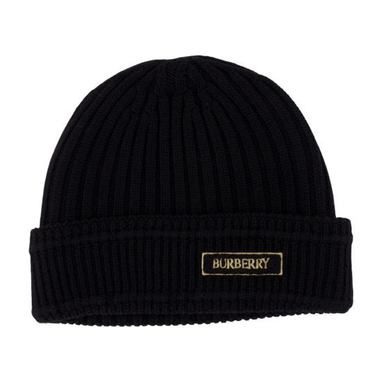 25FW 버버리 로고 율 비니 8103340 A1189 black