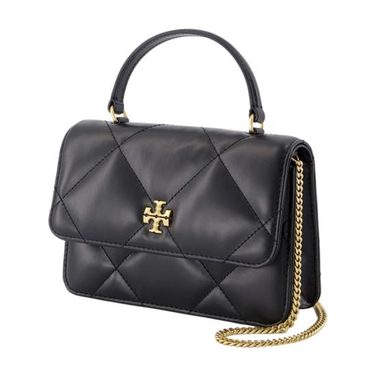 26FW 토리버치 키라 다이아몬드 퀼트 체인 숄더백 158326 001 black - TORY BURCH
