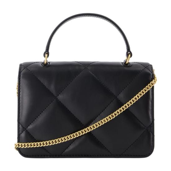 26FW 토리버치 키라 다이아몬드 퀼트 체인 숄더백 158326 001 black - TORY BURCH