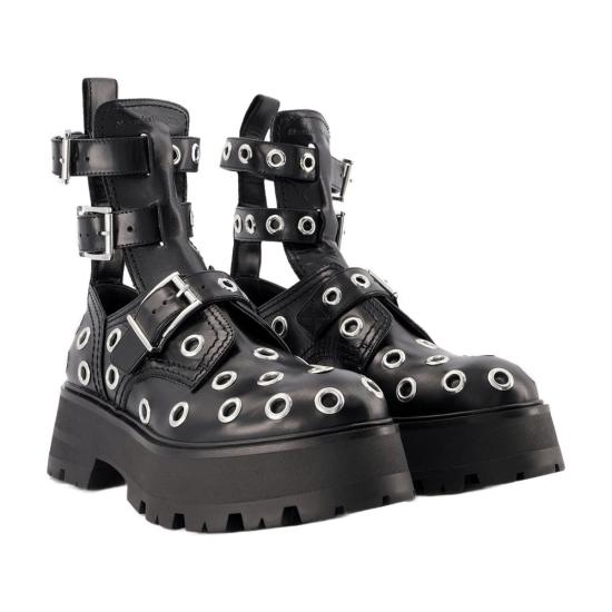  알렉산더 맥퀸 부츠 733046WIC781081 black - ALEXANDER MCQUEEN