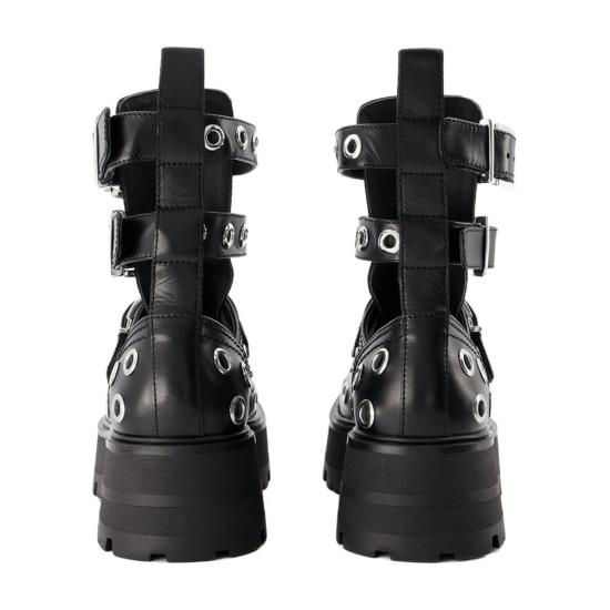  알렉산더 맥퀸 부츠 733046WIC781081 black - ALEXANDER MCQUEEN
