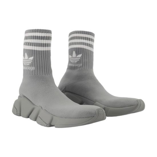  발렌시아가 발렌시아가 x 아디다스 스피드 스니커즈 717589 WBDV1 1590 GREY - BALENCIAGA