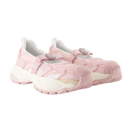 25FW 베르사체 플랫 슈즈 1019275 1A13877 2PU1P pink - VERSACE