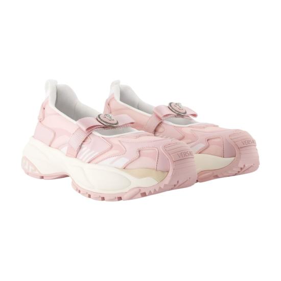 25FW 베르사체 플랫 슈즈 1019275 1A13877 2PU1P PINK - VERSACE
