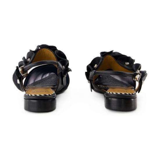 25SS 토가 플랫 슈즈 FTGPW13980904C black - TOGA