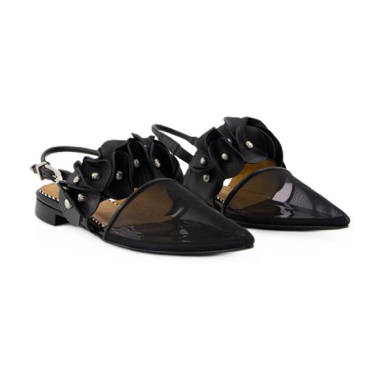 25SS 토가 플랫 슈즈 FTGPW13980904C black - TOGA