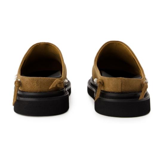 25SS 토가 풀라 레더 클로그 뮬  FTGPW138006T01 brown - TOGA