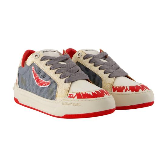 25FW 자딕앤볼테르 스니커즈 SWSN01625 098 red - ZADIG & VOLTAIRE