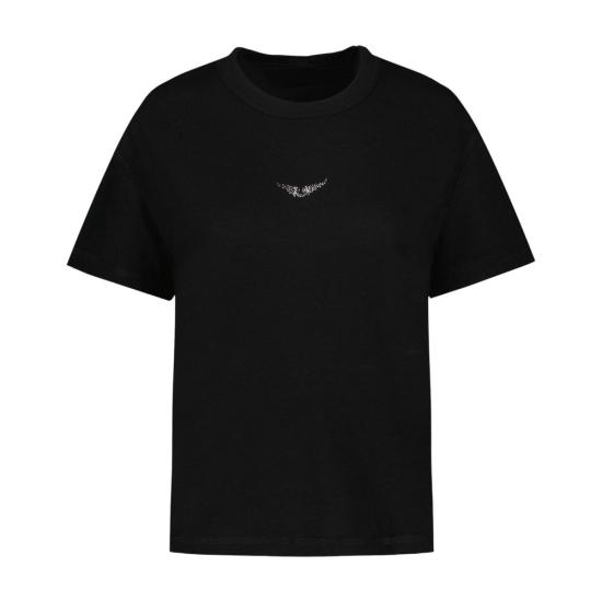 25FW 자딕앤볼테르 반팔 티셔츠 JWTS01669 001 black