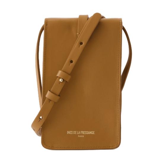  이네스 드 라 프레상쥬 크로스백 INTL075BCA032 brown - INES DE LA FRESSANGE