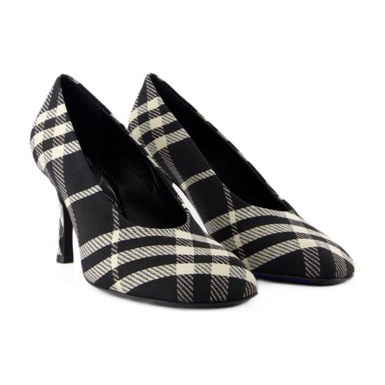 24FW 버버리 힐/펌프스 8098664 C1343 black - BURBERRY