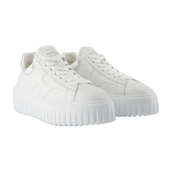 25FW 호간 H-스트라이프 스니커즈 HXW6450FC60KU0 0351 WHITE - HOGAN