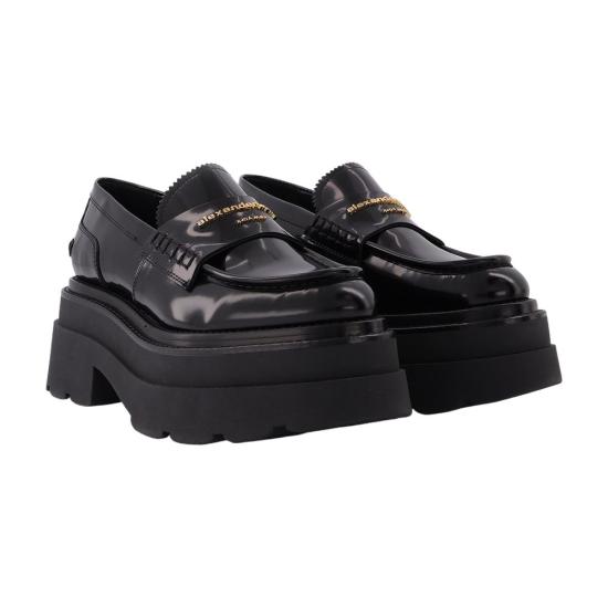 25FW 알렉산더 왕 로퍼 30322F023 001 black - ALEXANDER WANG