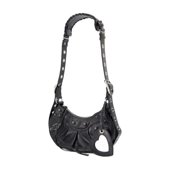 26SS 발렌시아가 LE CAGOLE 르 카골 XS 숄더백 671309 1VG9Y 1000 black - BALENCIAGA