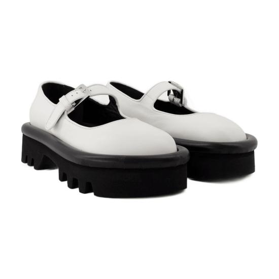  JW앤더슨 플랫 슈즈 ANW39012A WHITE - JW ANDERSON