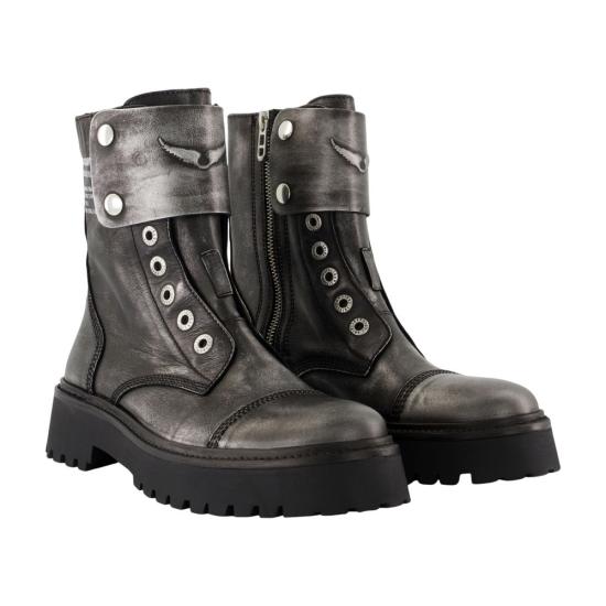 25FW 자딕앤볼테르 부츠 SWCT02055 011 black - ZADIG & VOLTAIRE