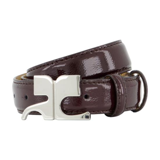 25FW 쿠레쥬 레귤러 벨트 325ACE020CR0043 4010 burgundy