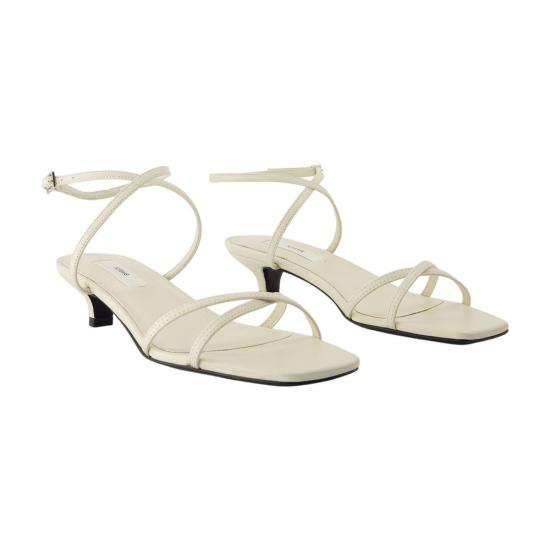 25FW 토템 샌들 253 WAS0243 LE0143 059 white - TOTEME