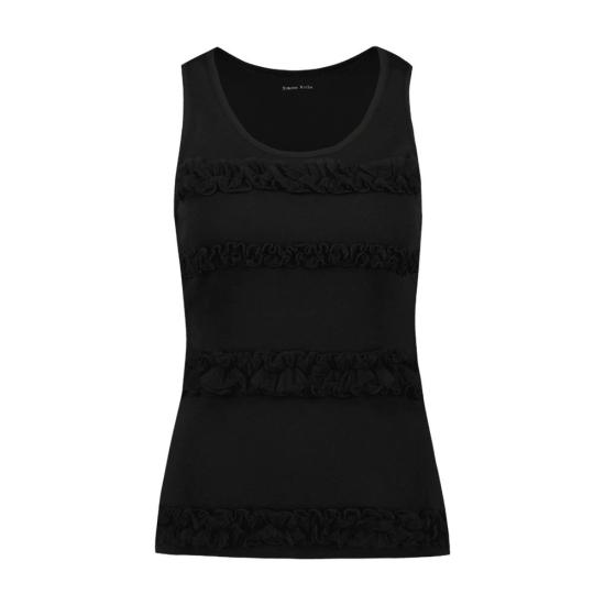 25SS 시몬로샤 민소매 티셔츠 5345 0553 black